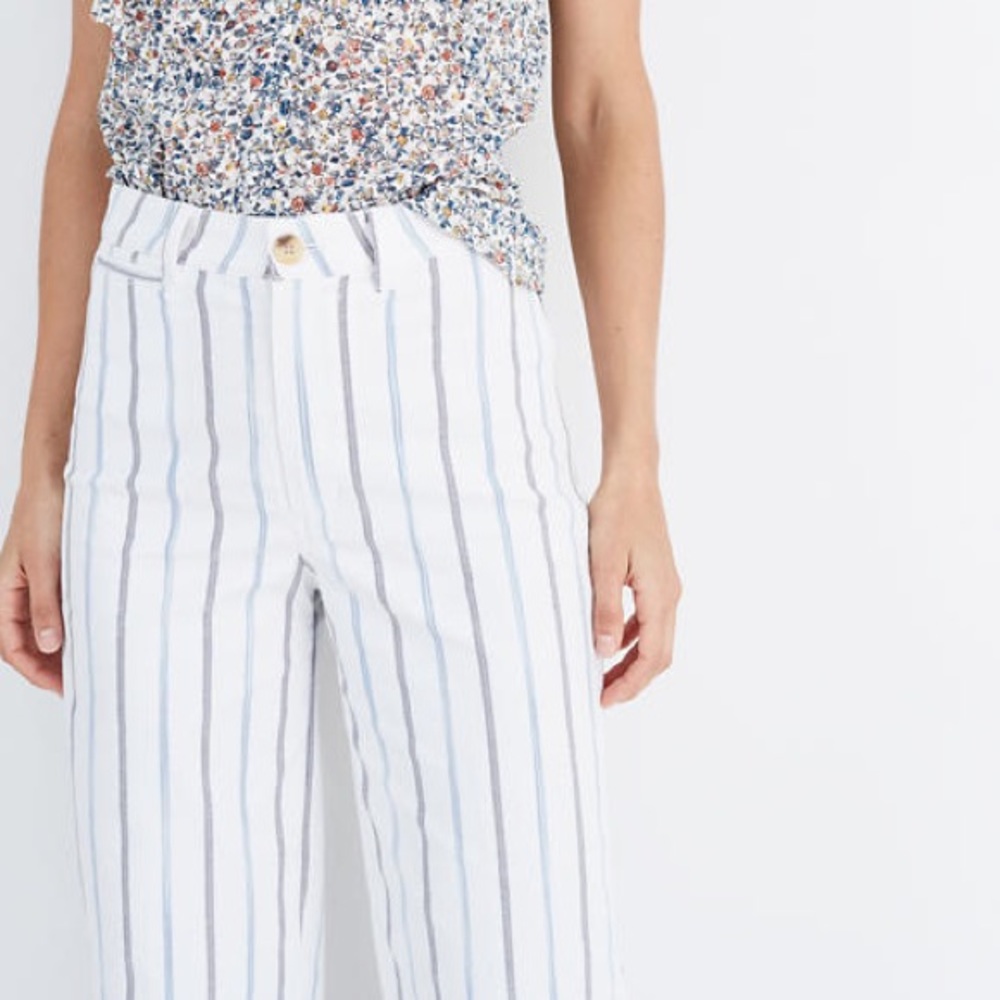 Madewell Wide-Leg Crop Pants